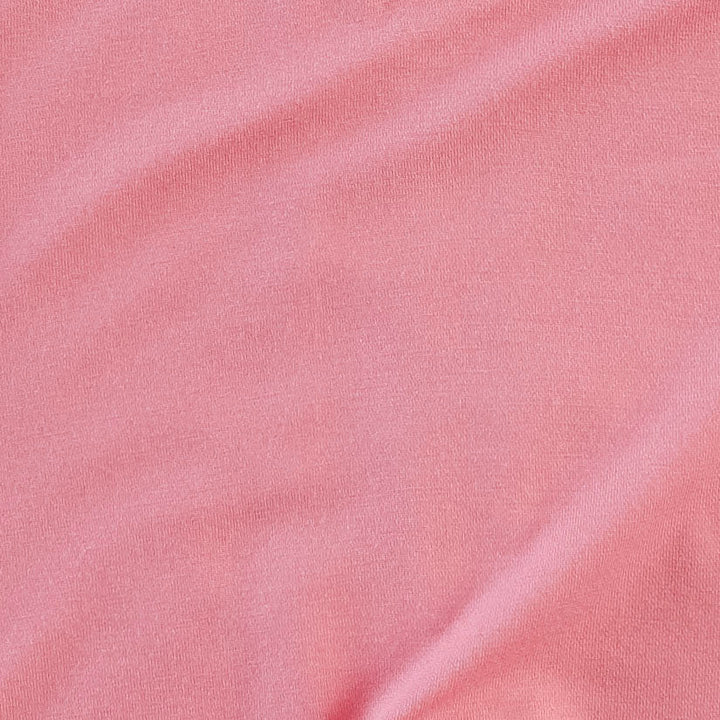 sleeveless peter pan button ruffle top | coral pink | bamboo