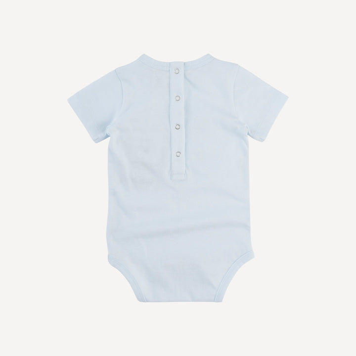 baby bear short sleeve crew neck bodysuit | country air | organic cotton jersey