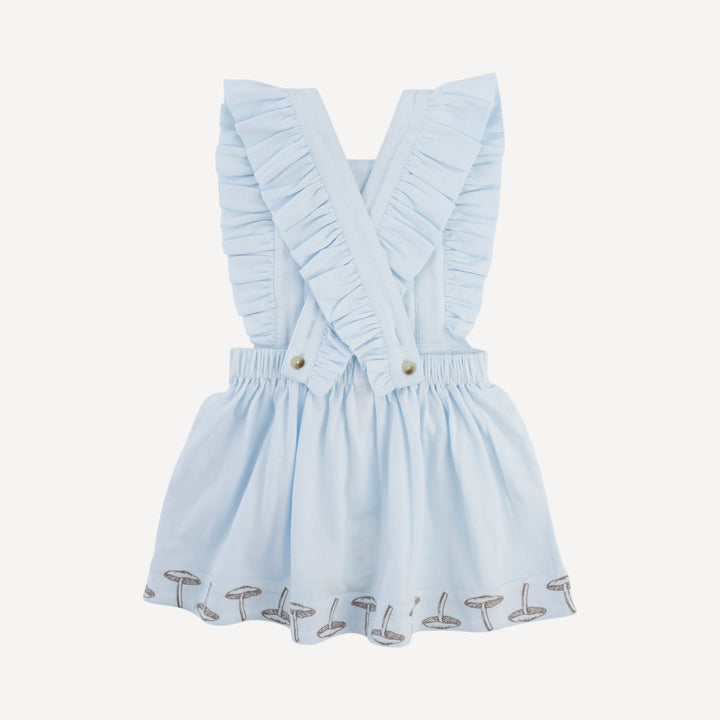 mushi pinafore dress | country air | organic cotton jersey