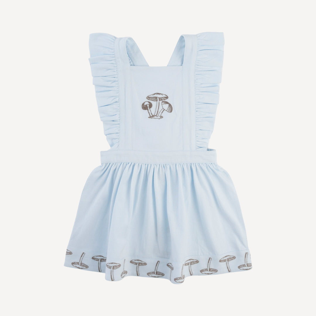 mushi pinafore dress | country air | organic cotton jersey