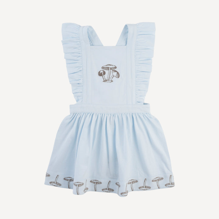 mushi pinafore dress | country air | organic cotton jersey