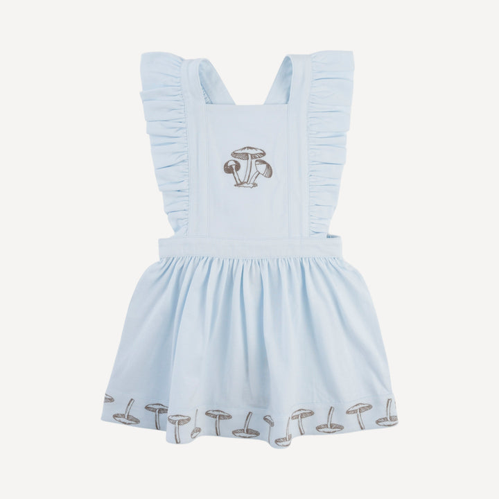 mushi pinafore dress | country air | organic cotton jersey