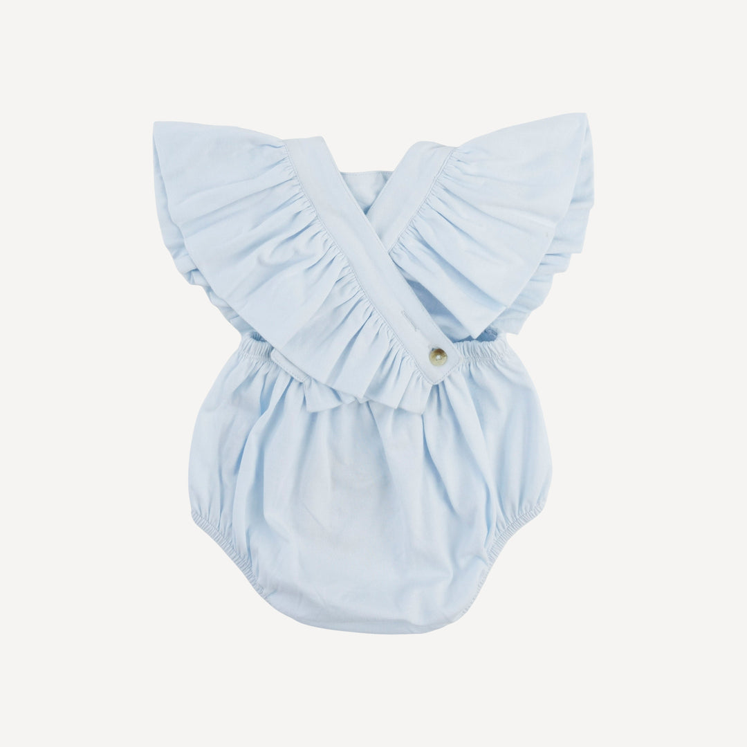 ruffle strap bubble | country air | organic cotton jersey