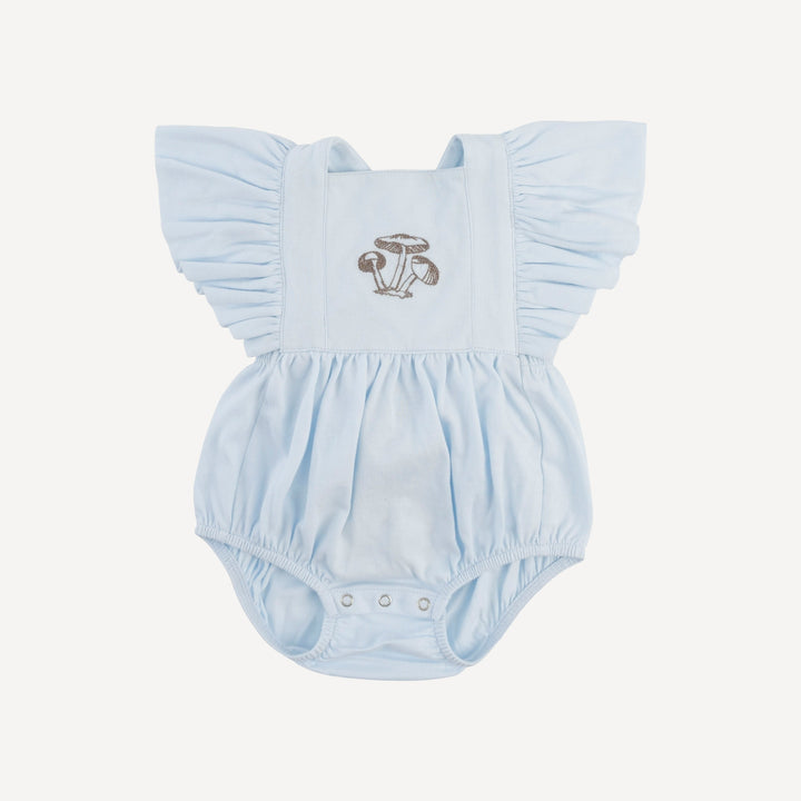 ruffle strap bubble | country air | organic cotton jersey