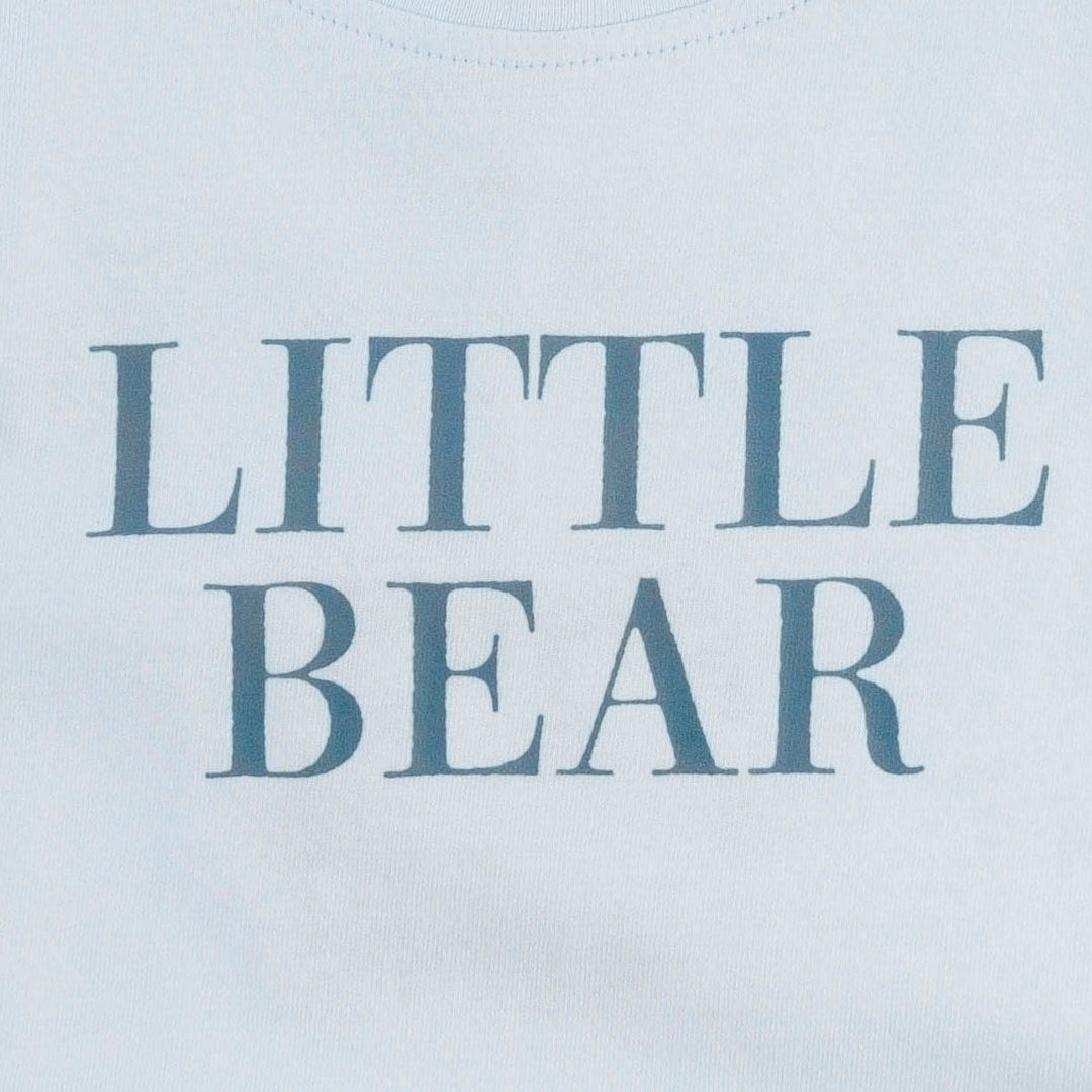 little bear short sleeve essential boxy tee | country air | organic cotton jersey