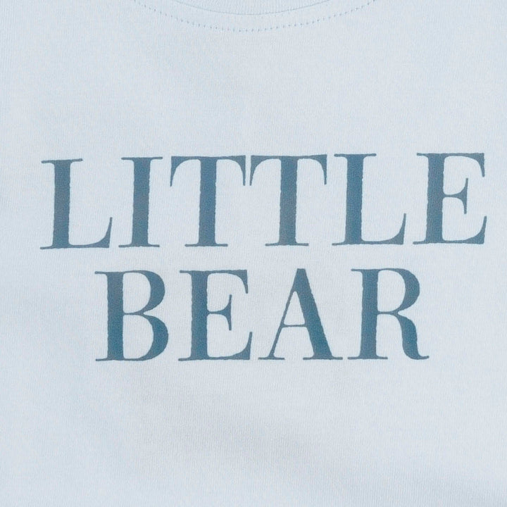 little bear short sleeve essential boxy tee | country air | organic cotton jersey