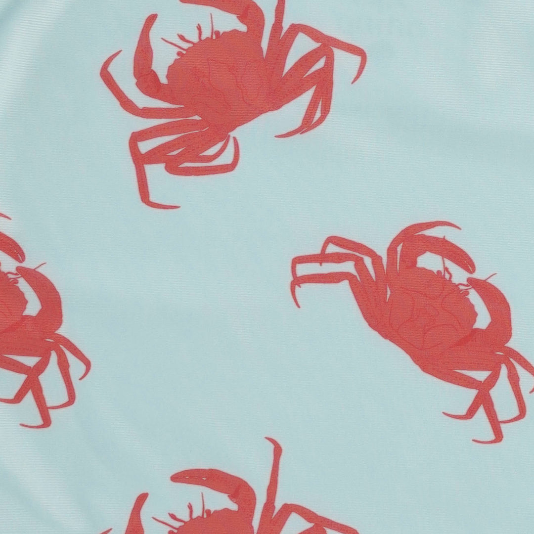 long sleeve rash guard tee | crab | swim