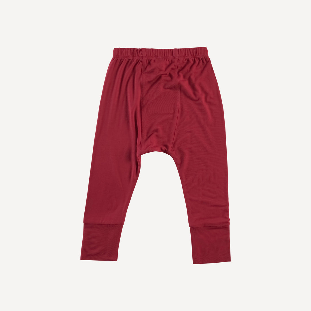 classic panda pant | cupid red | lenzing modal