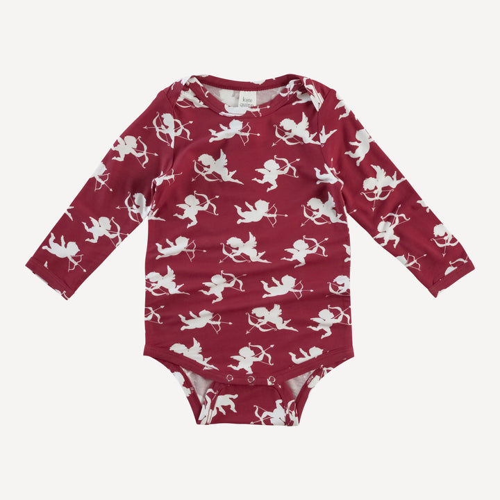 long sleeve lap neck bodysuit | cupids | lenzing modal