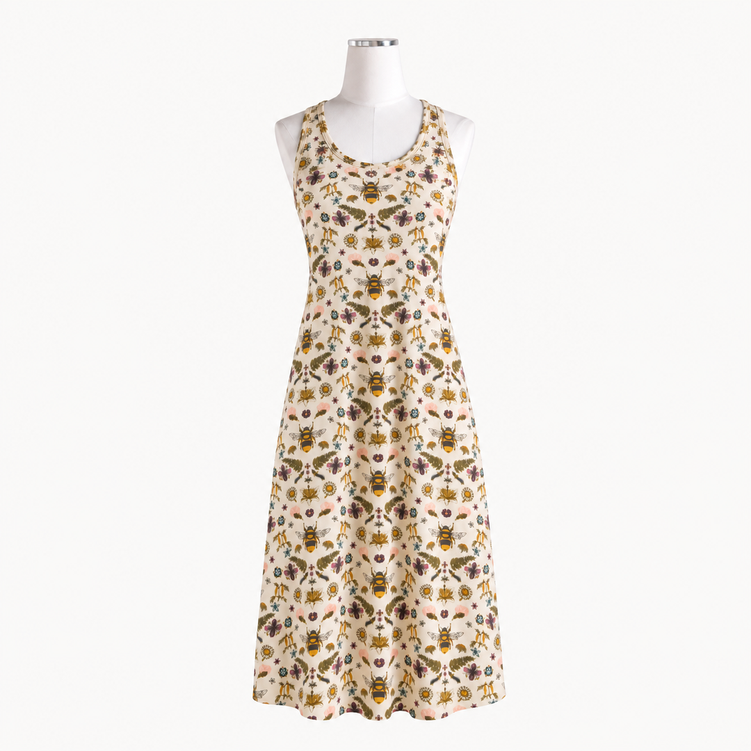 PREORDER womens tank nightie | litho bee | modal