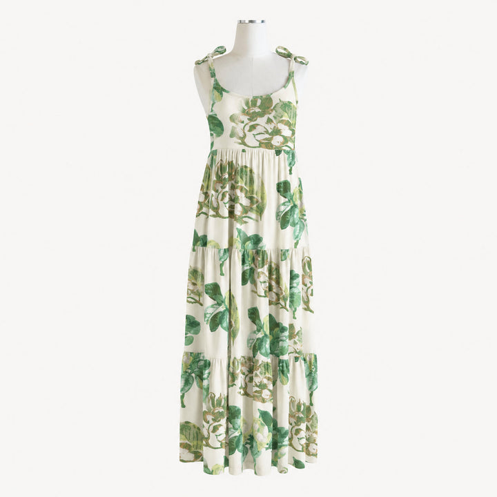 PREORDER womens spaghetti tie prairie dress | magnolia | modal