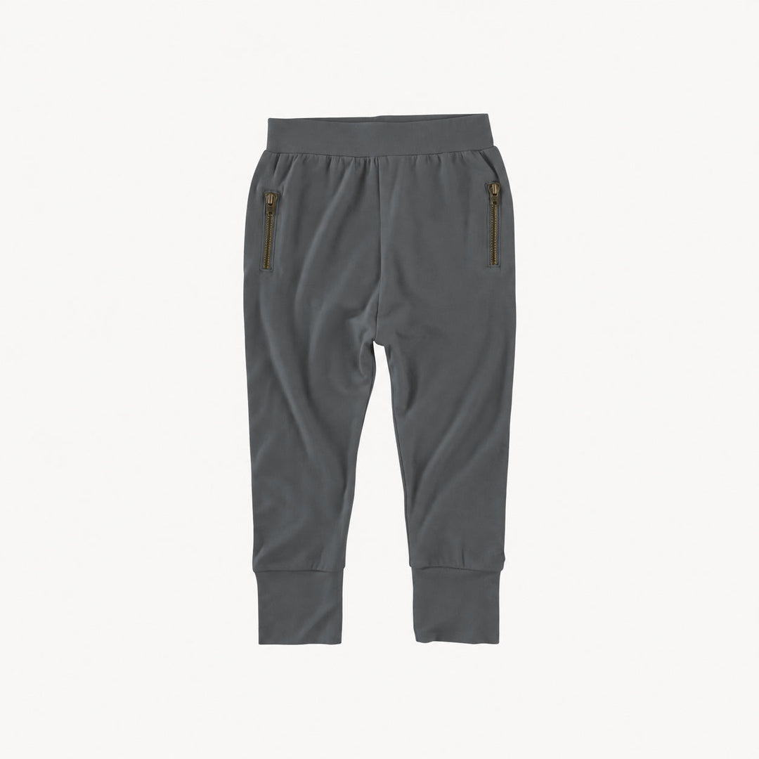 PREORDER slit pocket pant | iron gate | modal