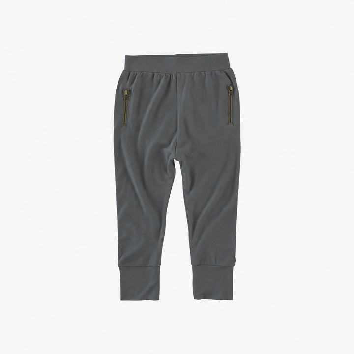 PREORDER slit pocket pant | iron gate | modal