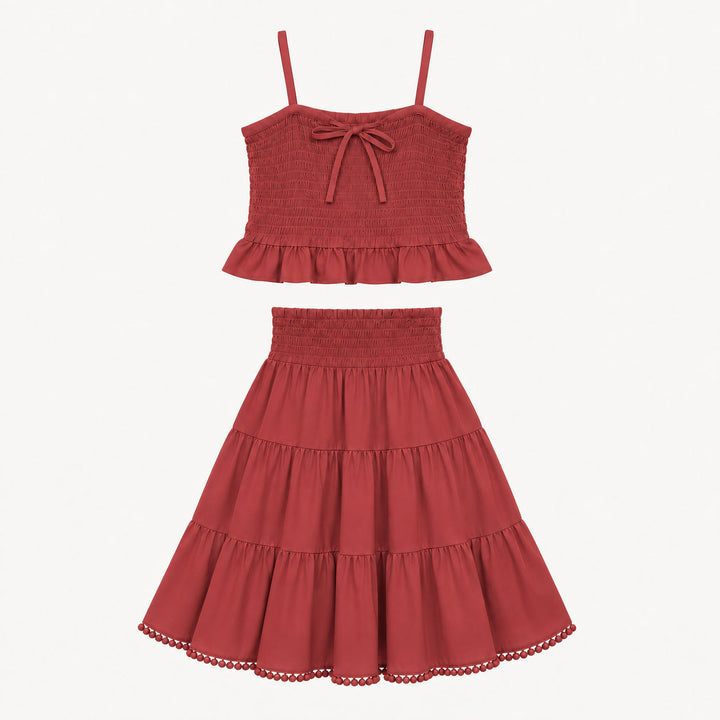 PREORDER clara set | pom red | modal