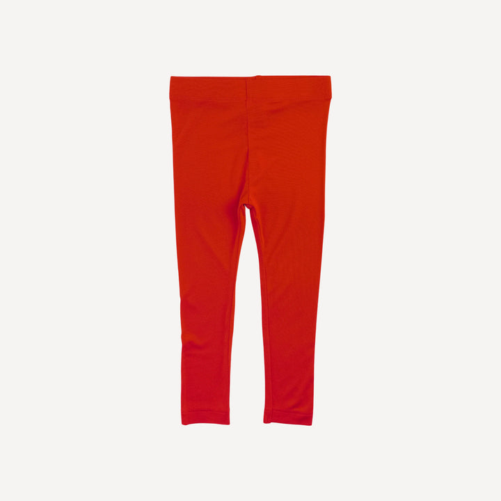 classic skinny legging | red rum | bamboo