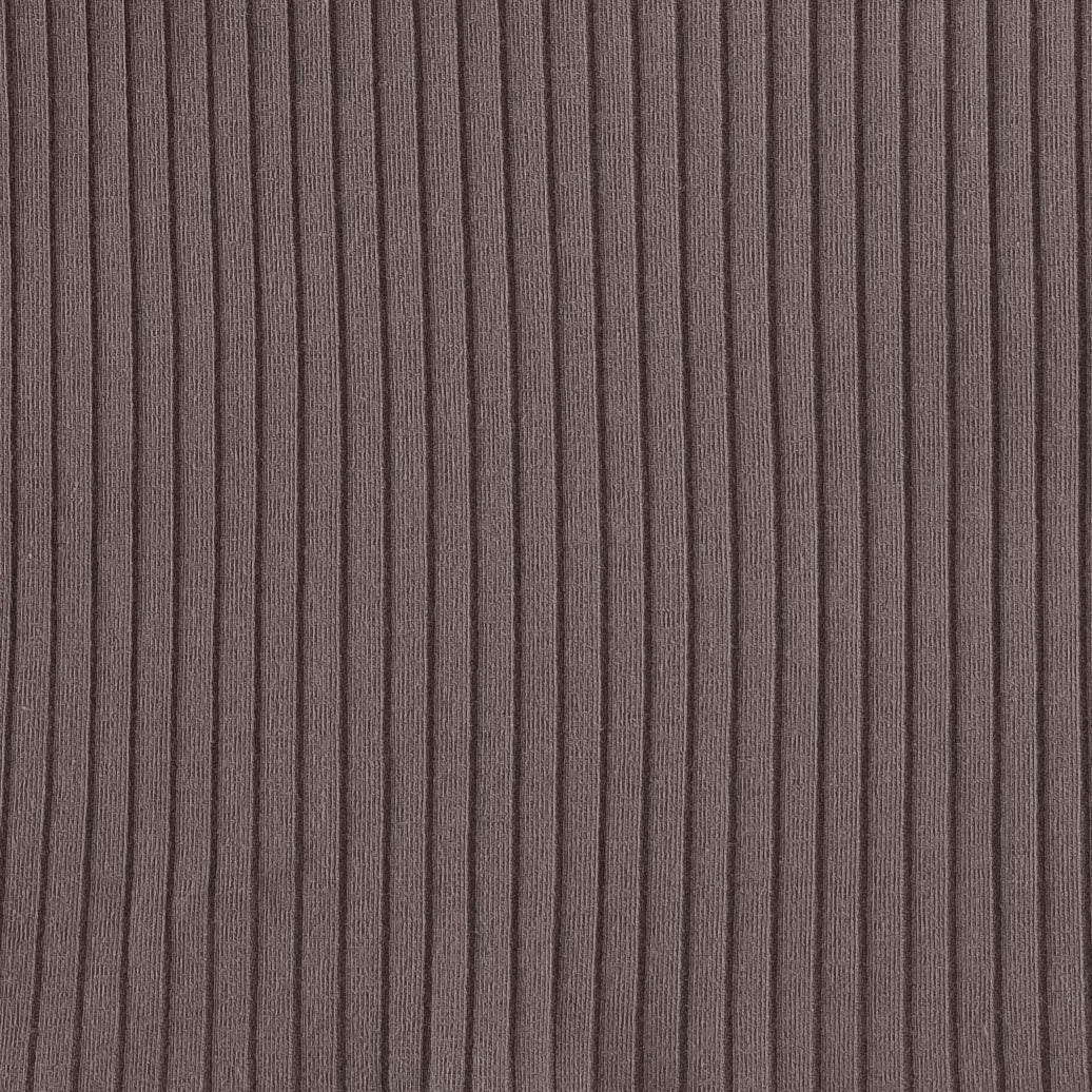 ringer tee | dark coffee | organic cotton wide rib