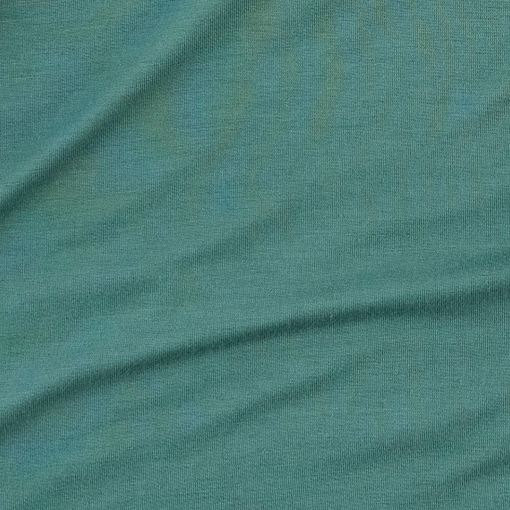 long sleeve two way zipper footie | dark eucalyptus | bamboo