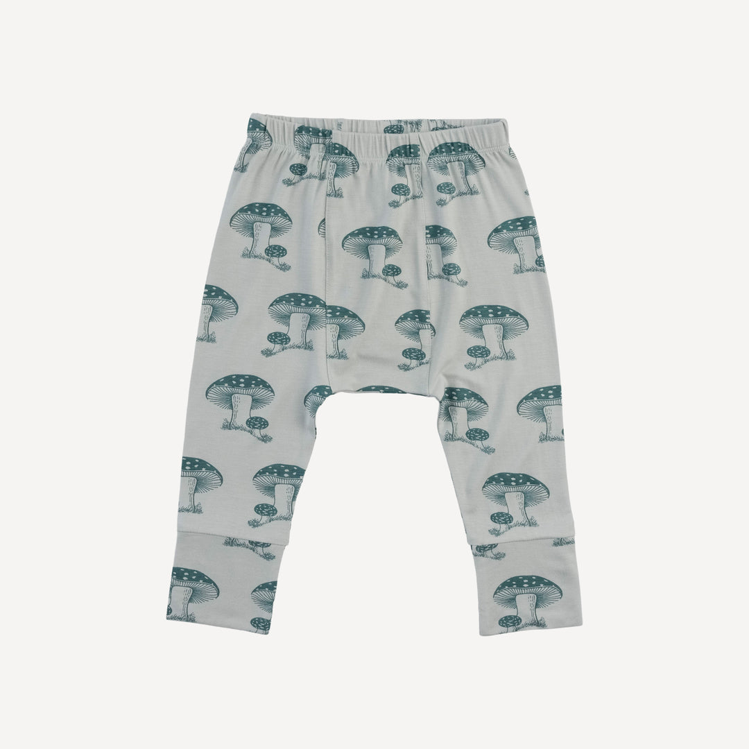 classic panda pant | dark teal toadstool | bamboo