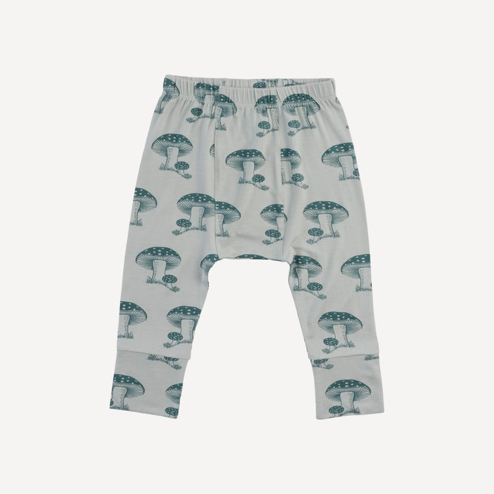 classic panda pant | dark teal toadstool | bamboo
