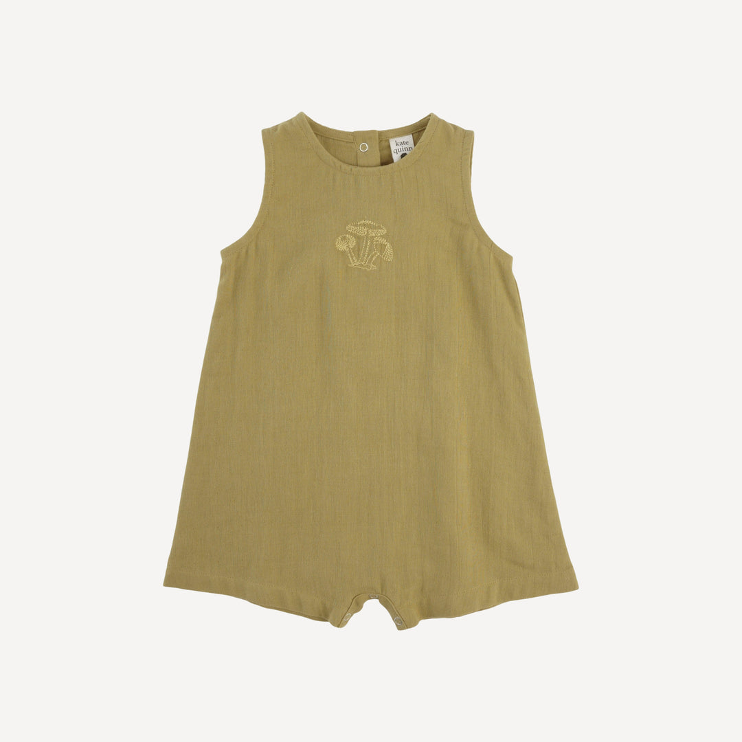 vintage shortie | deep flaxen | organic cotton gauze