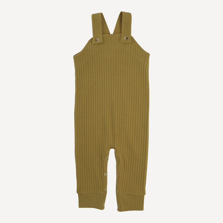 country cuffed jumpsuit | deep flaxen | organic cotton wide rib