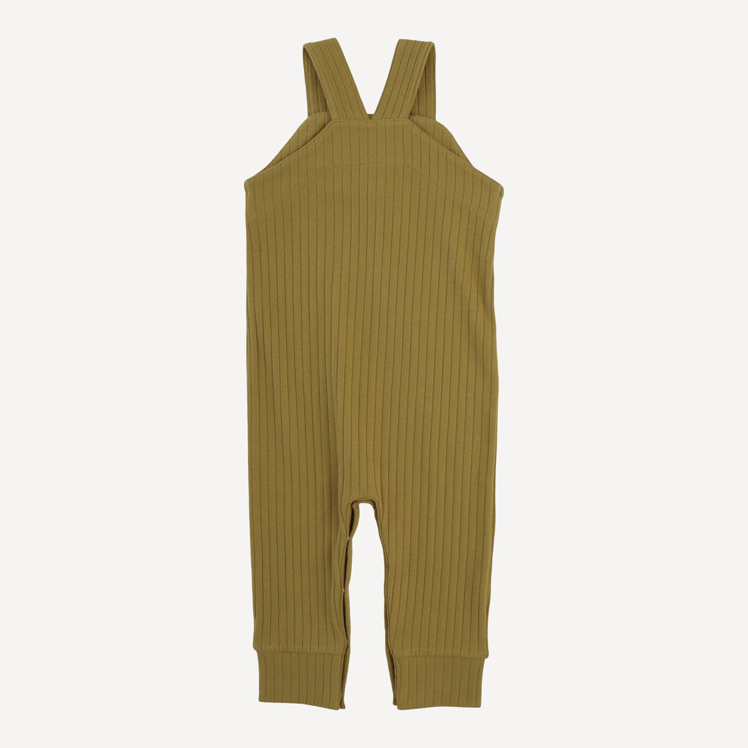 country cuffed jumpsuit | deep flaxen | organic cotton wide rib