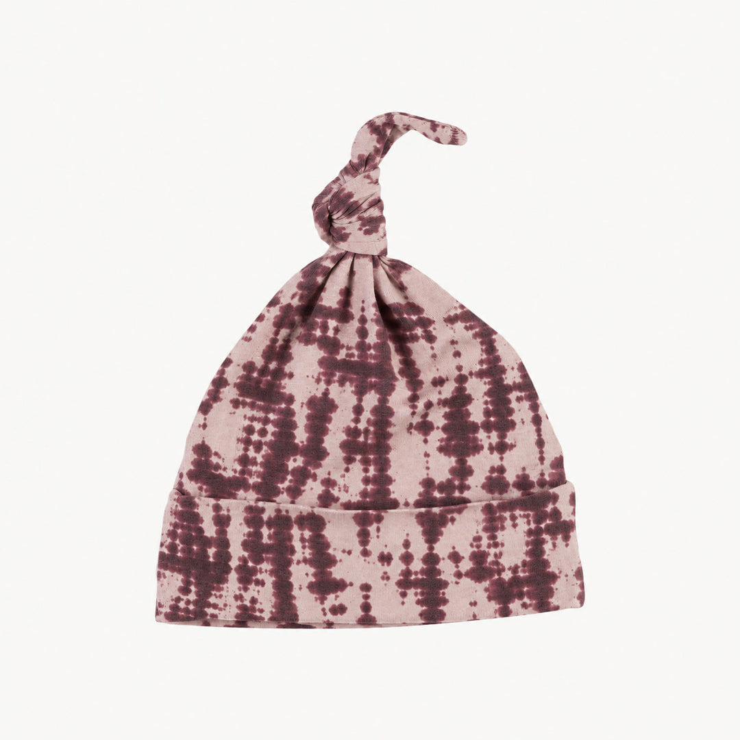 PREORDER knot hat | tanzanite shibori | modal