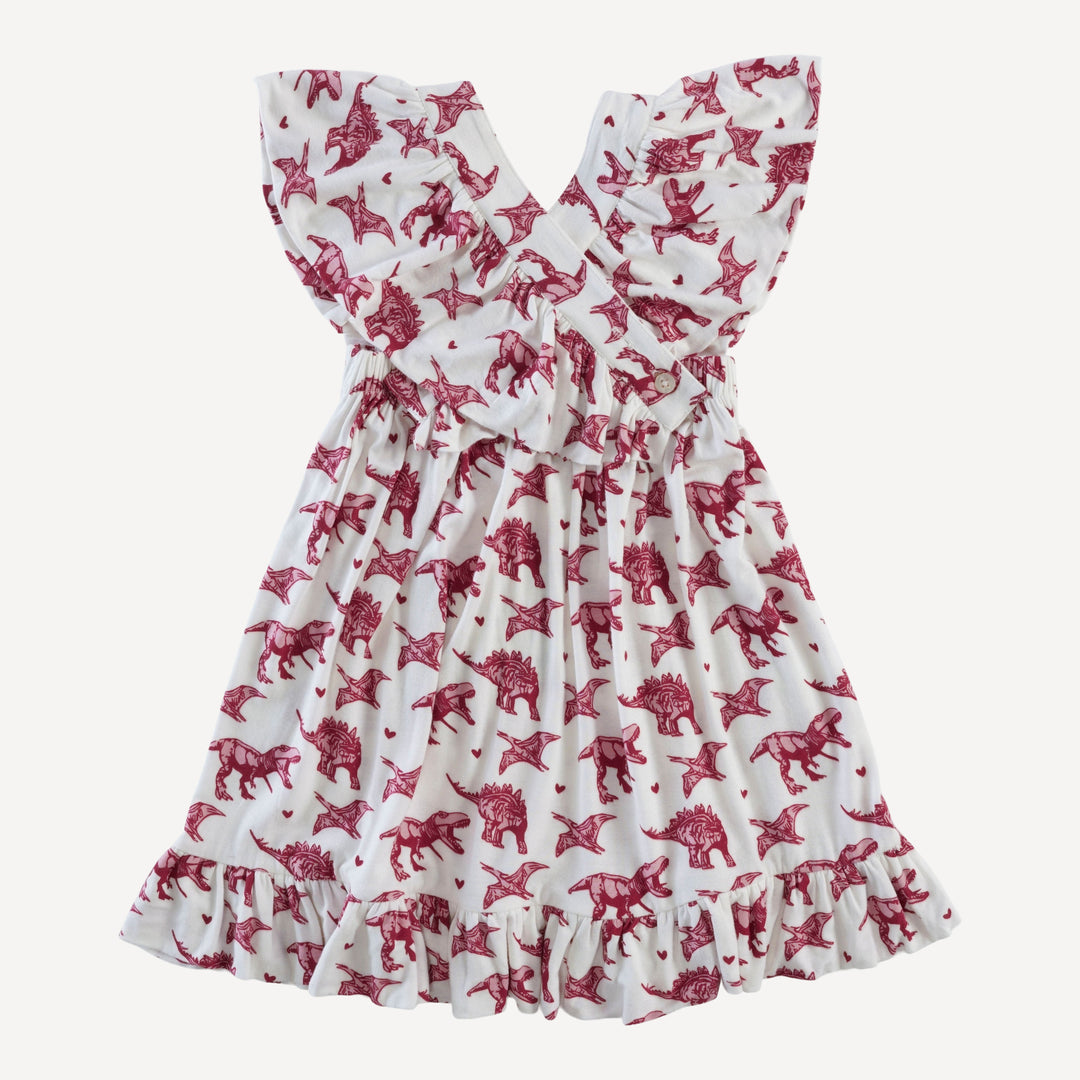 ruffle strap dress | dino & hearts | lenzing modal