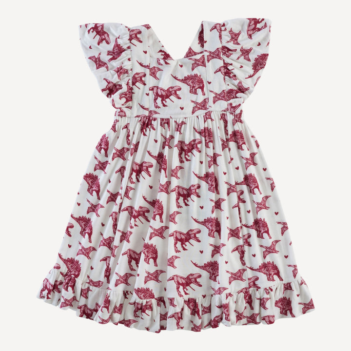 ruffle strap dress | dino & hearts | lenzing modal