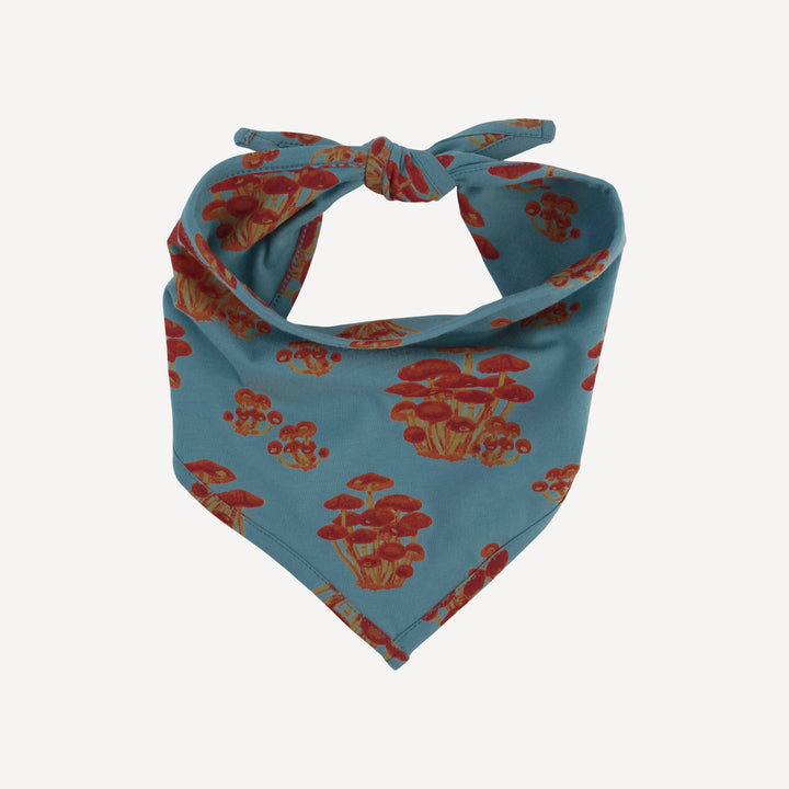 doggie bandana | red mushroom bunch | organic cotton jersey