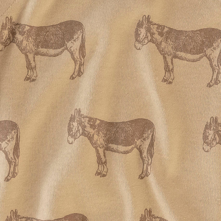 short sleeve cowboy shirt | donkey | organic cotton interlock