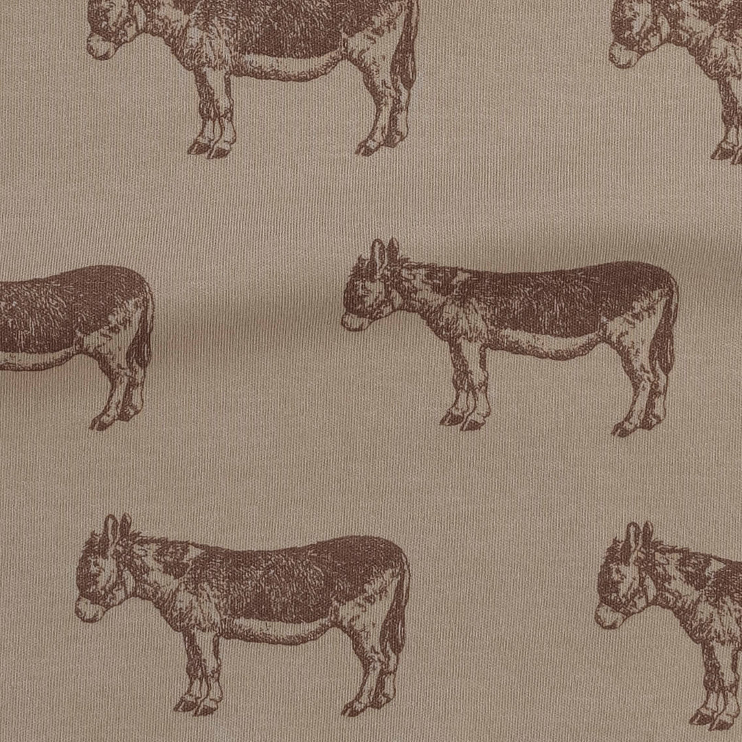 bandana bib | donkey | organic cotton interlock