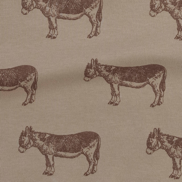 bandana bib | donkey | organic cotton interlock