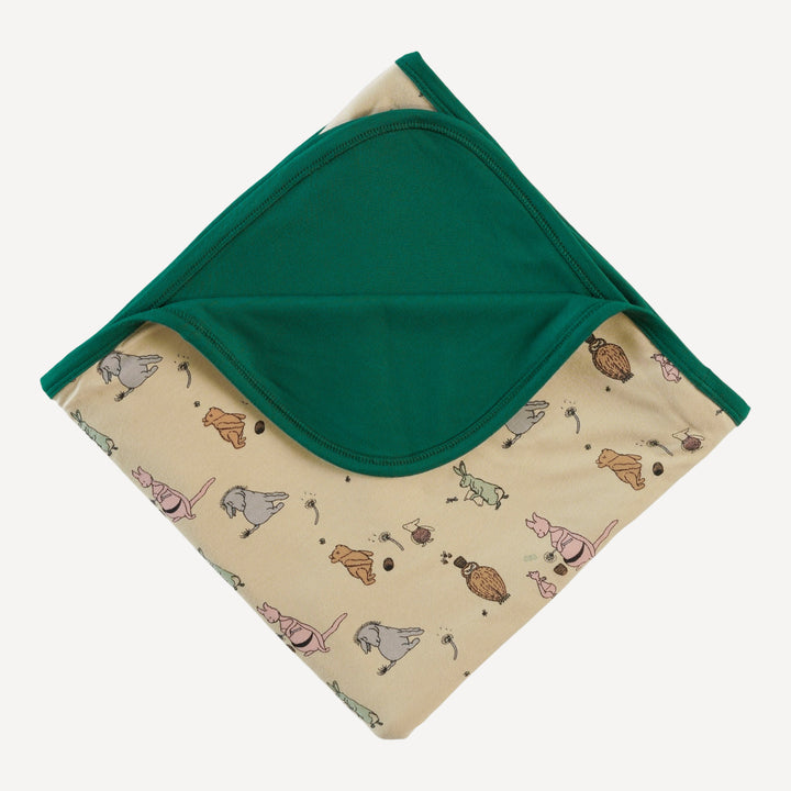 double layer blanket | pooh & friends | bamboo