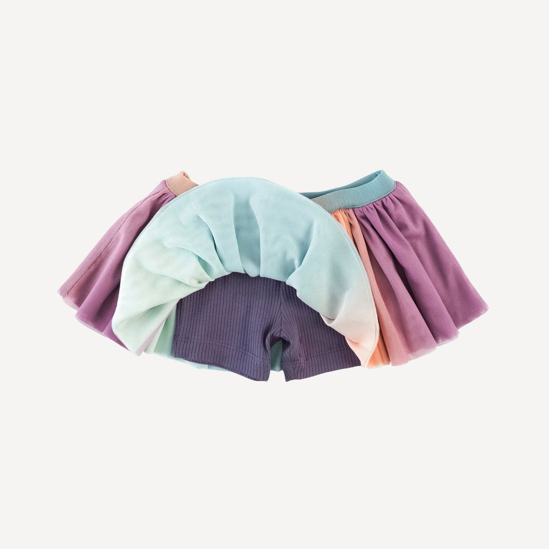tulle ballerina tutu short | grapevine  | organic cotton single rib