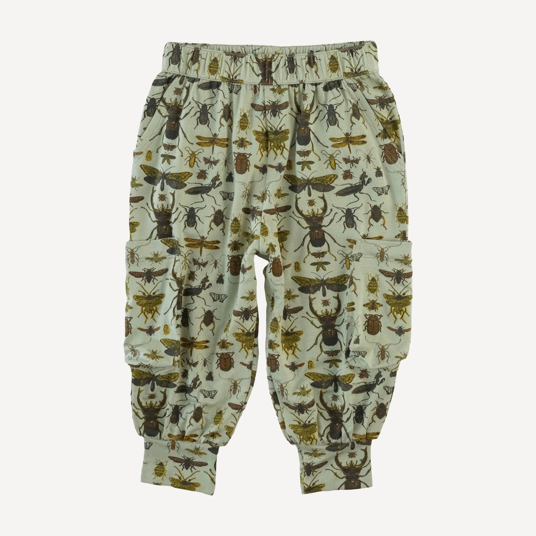 cargo bubble pant | sage insects | modal