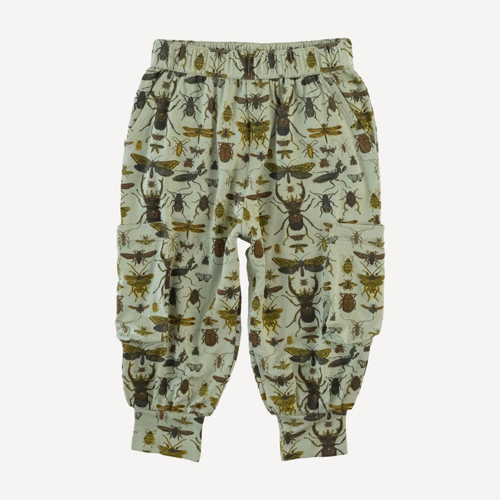 cargo bubble pant | sage insects | modal