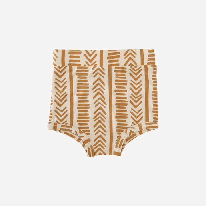 retro bloomer | rust mosaic stripe | lenzing modal