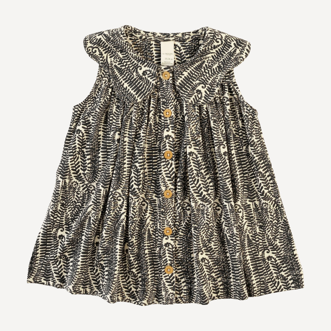 olive top | beluga fern frond | modal