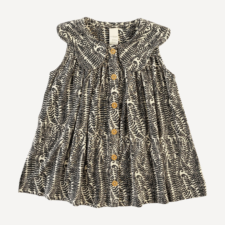 olive top | beluga fern frond | modal