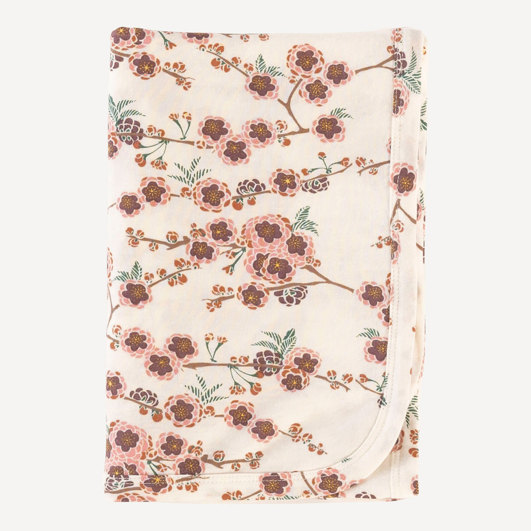 classic single layer blanket | huckleberry cherry blossom | lenzing modal
