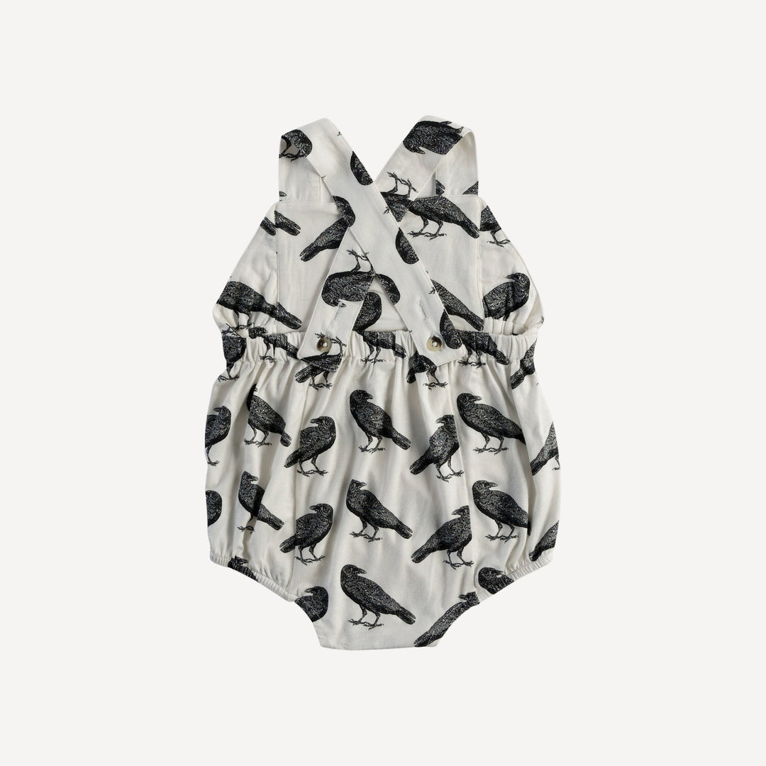 criss cross bubble | raven | organic cotton interlock