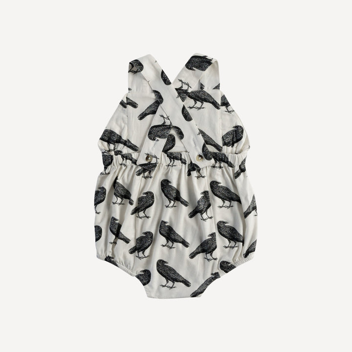 criss cross bubble | raven | organic cotton interlock
