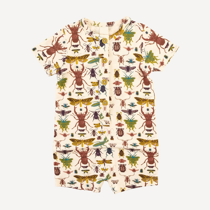 shortie union suit | insects | modal