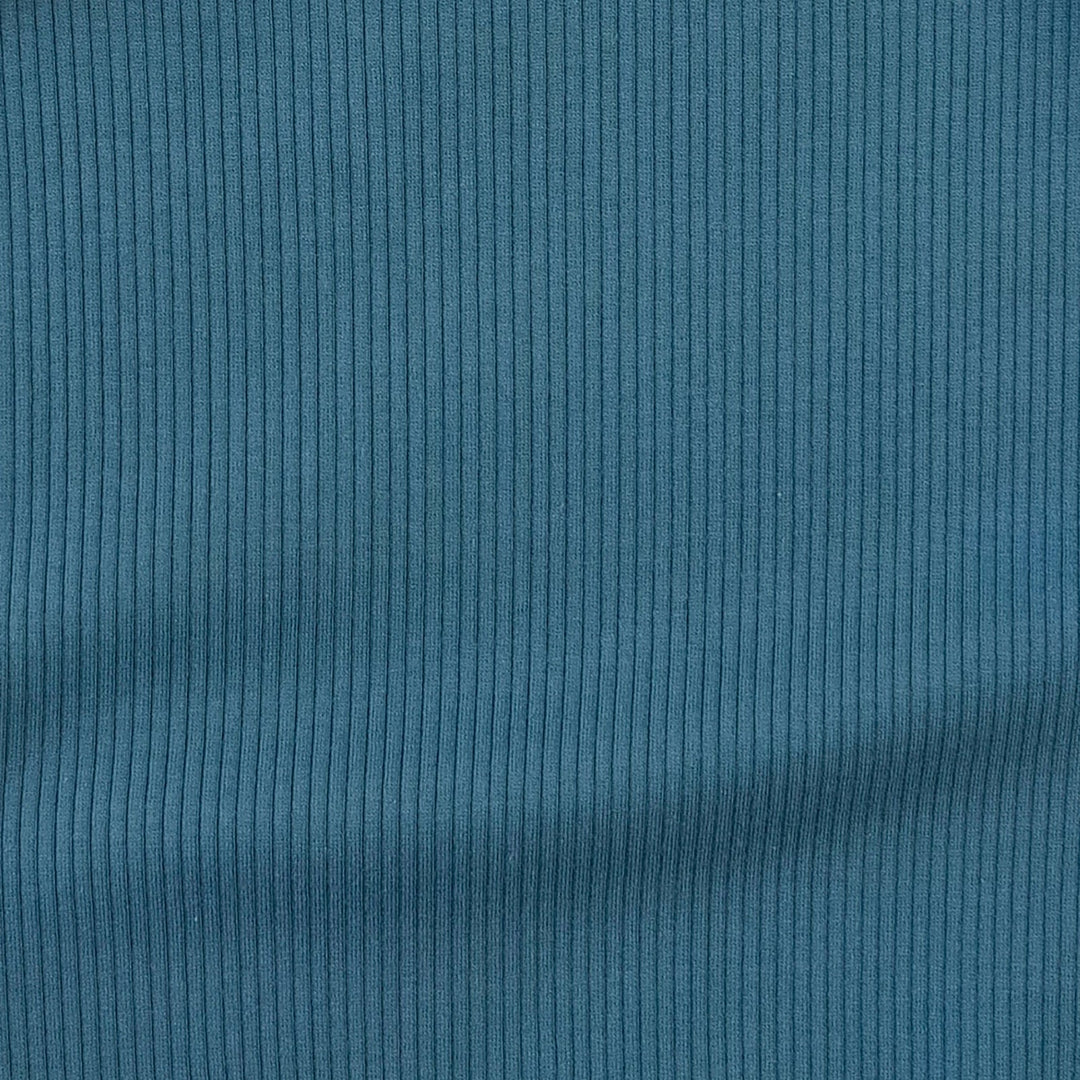 sarah bow dress | stone blue | organic cotton single rib
