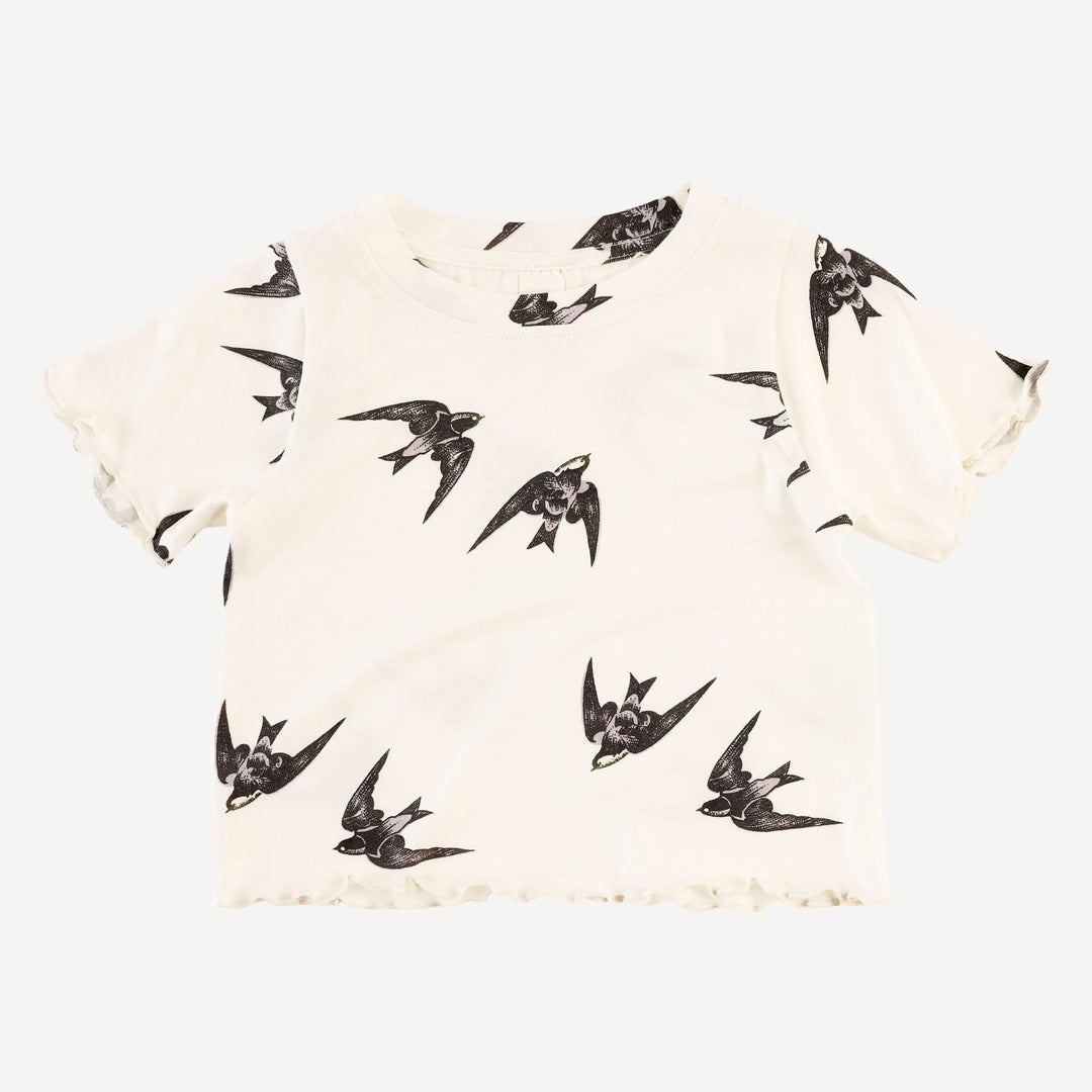 short sleeve jade short set | blackbirds | modal