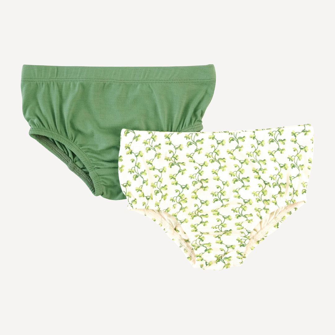underwear set of 2 | clover stripe | modal
