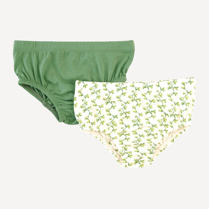 underwear set of 2 | clover stripe | modal