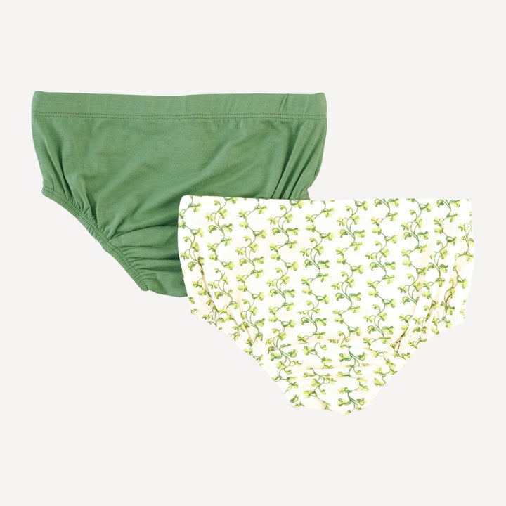 underwear set of 2 | clover stripe | modal