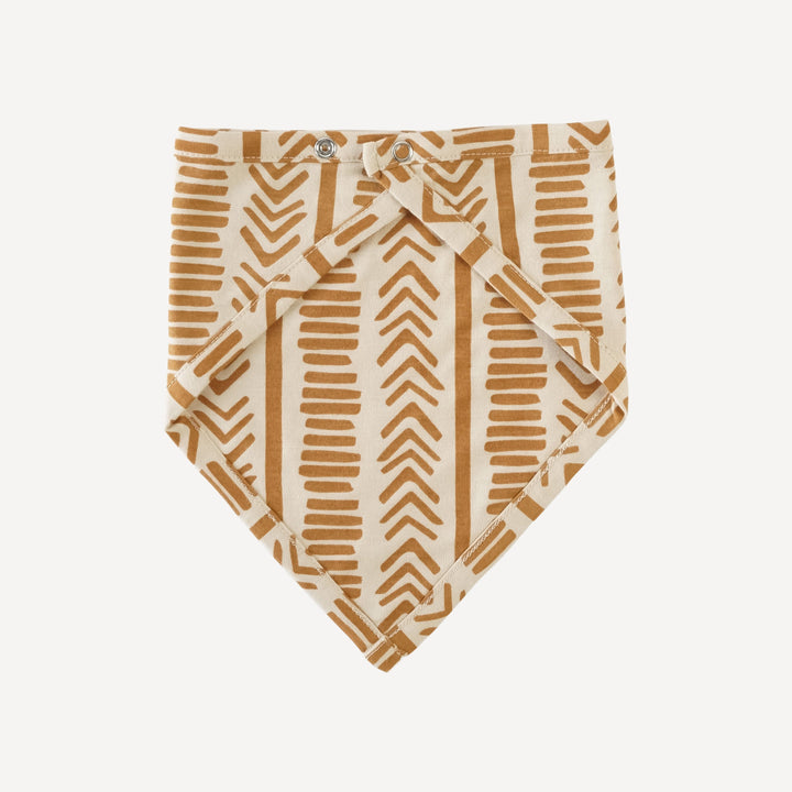 bandana bib | rust mosaic stripe | lenzing modal